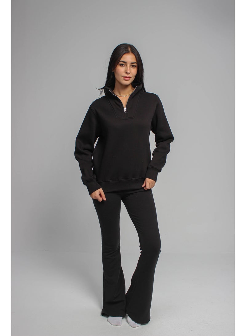 Basic Look Quarter zip Brushed Milton - Image 2
